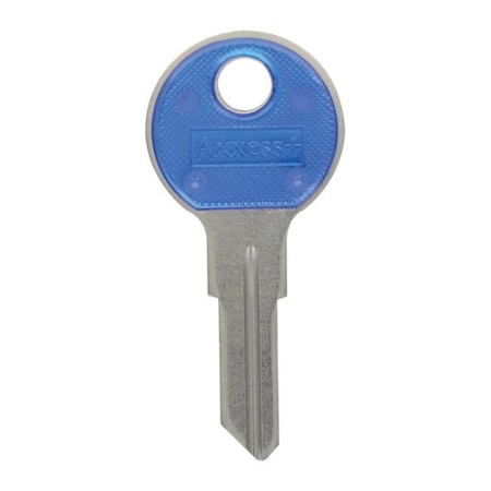Hillman Hillman 5005205 House of Office 80-Single Sided Universal Key Blank; Blue - Pack of 10 5005205